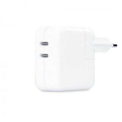 APPLE 35 W Çift USB-C Bağlantı Noktalı Güç Adaptörü Beyaz MNWP3TU/A